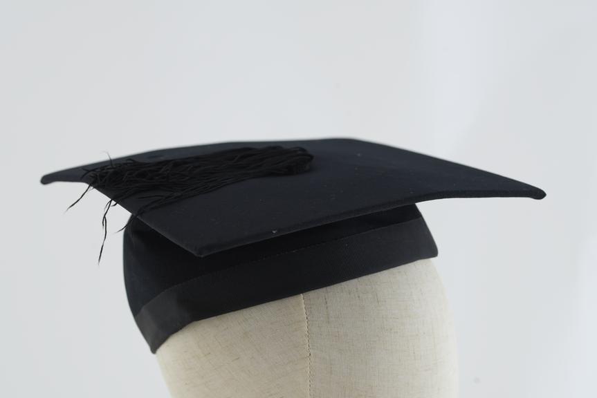 Dr. Arthur Templer Davies' mortar board, England, 1891