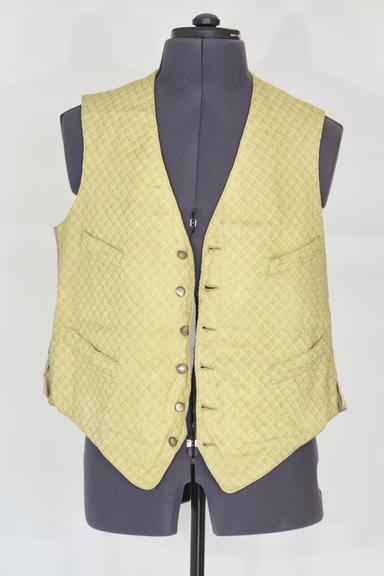 Waistcoat owned by Carlo Taramelli