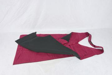 Hood, silk-lined cotton