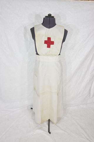Apron of Red Cross Nurse's Uniform