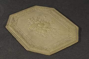 Embossed decorative rubber panel