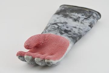 Shot Blaster's Rubber Glove.