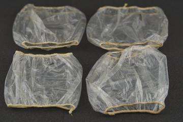 Two Pairs of Transparent PVC Cuff Protectors.