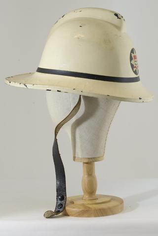 Fireman's helmet as used by London Fire Brigade