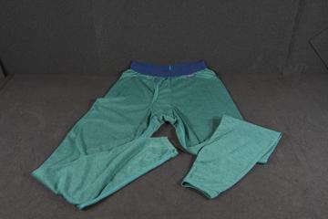 One pair of thermal long pants in porcelain green - large size