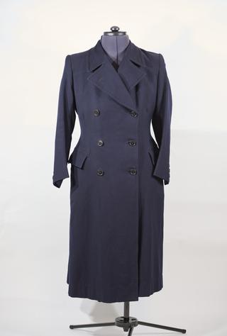 Dark blue nurse's serge coat