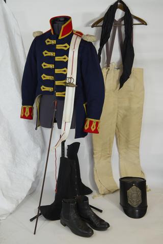 Replica 1806 Royal Artillery, Gunners’ uniforms, used for the Congreve Rocketeers costume
