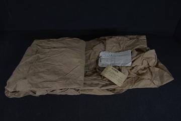 Paper Plus wrapover boiler suit with separate hood