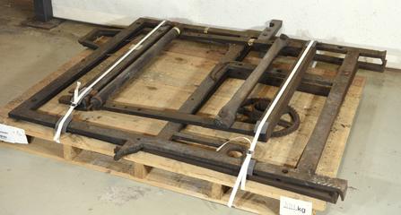 Framework for iron hand loom