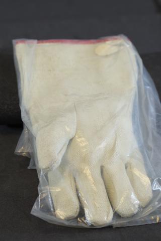 One of a pair of Asbestos glove
