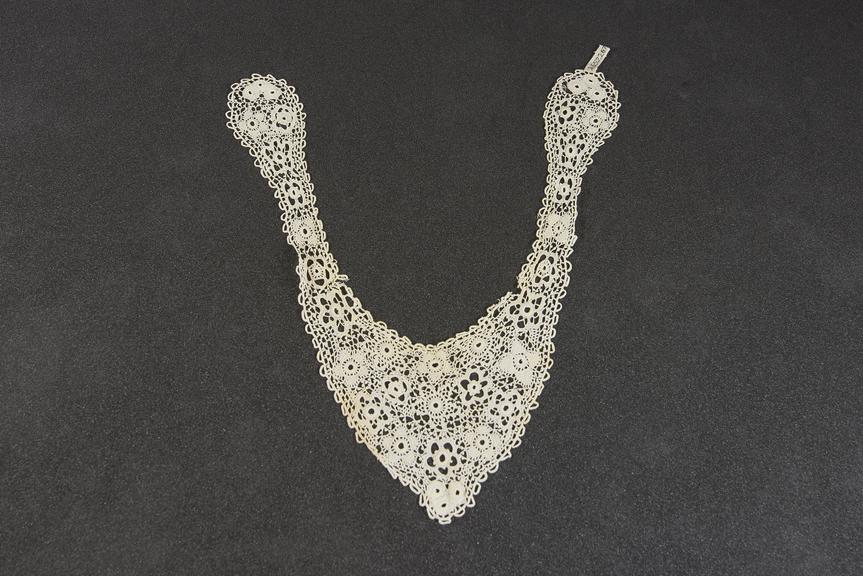 Small cap of crocheted lace