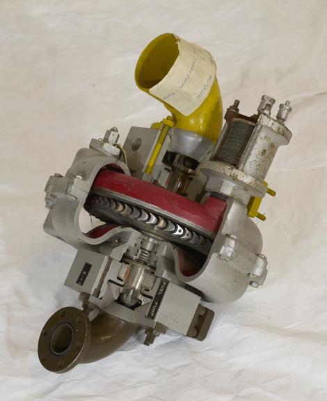 Sectioned development single stage impulse turbo pump