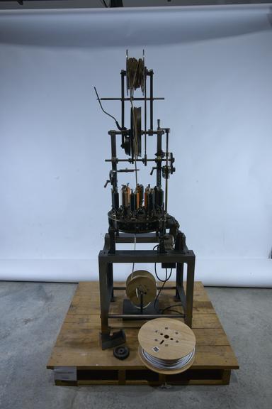 Carter's Improved High Speed Type Bench Braiding Machine.
