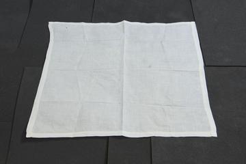 Nurses army cap, plain hemmed cotton