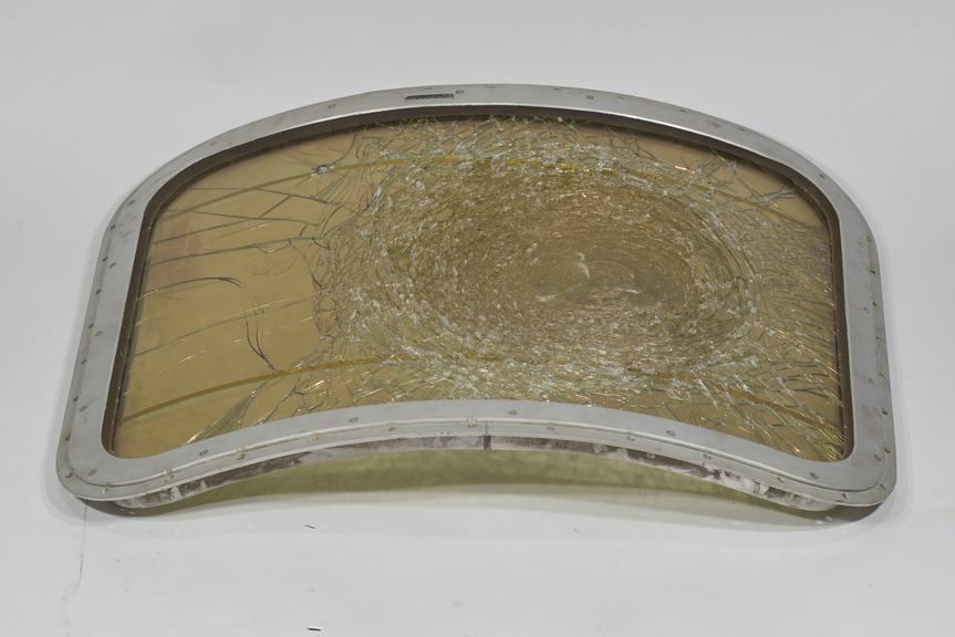 Laminated Glass Locomotive Windscreen after Impact Test