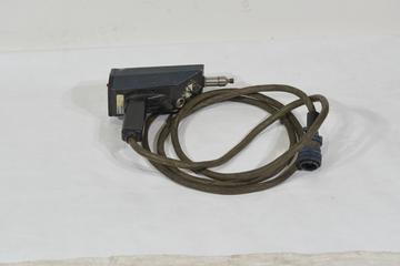 Model 27 explosives detector probe with a thick blue armoured cable