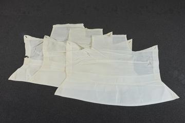 White linen nurses' caps