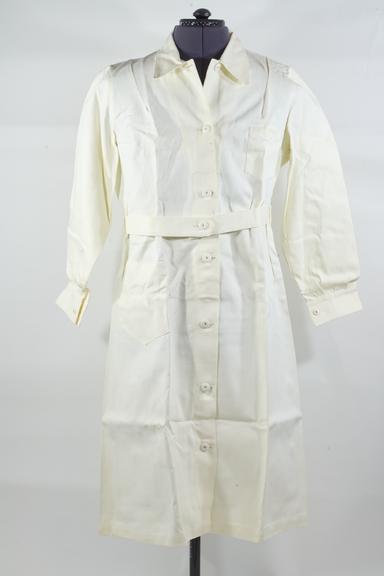 Gown, ostensibly for district child health nurse