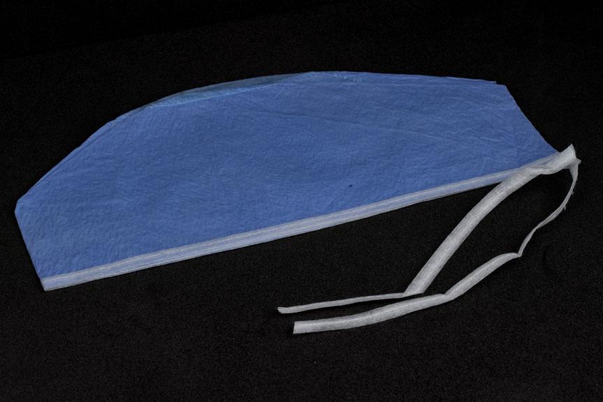 Disposable cap for frontline health workers