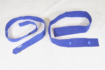 Royal blue nurse's belt