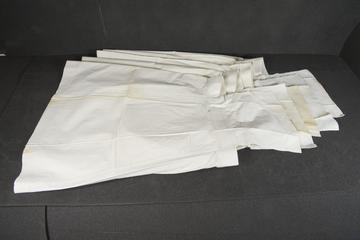 Pin-up bib starched nurse's aprons