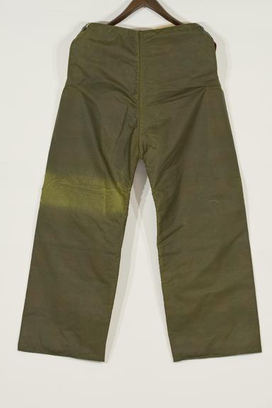 Over-trousers, for Forestry worker's tree-felling outfit