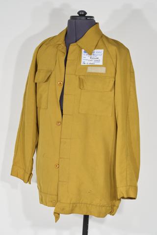 Protective jacket,  for coke oven operative's protective suit