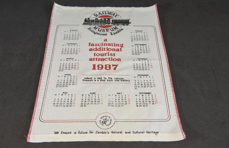 Linen Tea-Towel Calendar