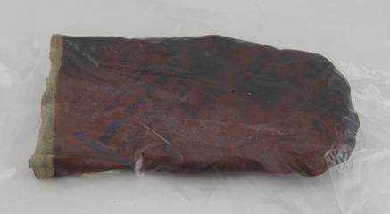 Coated chrome leather glove