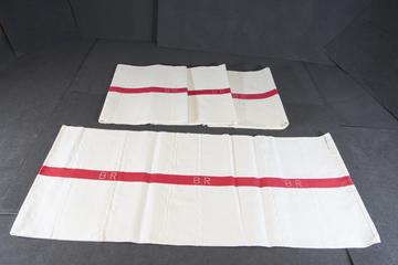 Four roller towels, BR