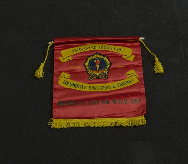 ASLEF pennant, Brothers in Unity for Mutual Help