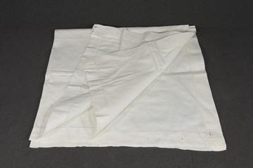 White cotton nurse's cap