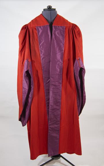 Academic gown of Dr Freeland Fergus
