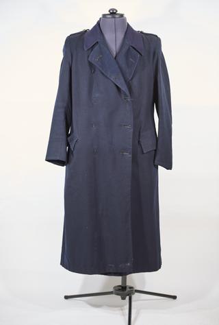 Dark blue serge SRN's coat