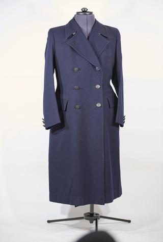 Queens Institute of Nursing dark blue coat