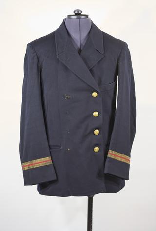 Surgeon Lieutenant Commander J.S. McGrath's uniform jacket