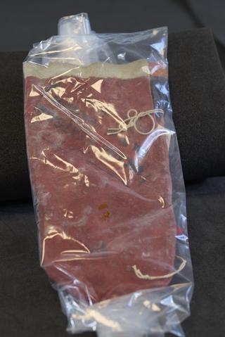 Coated chrome leather glove