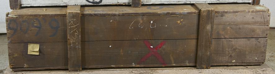 Three pairs of drafting rollers