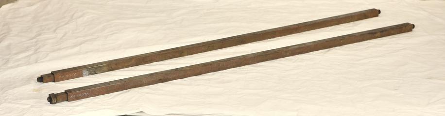 Two square bars for over head gear