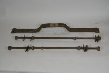 Two rod-bolts with nuts & plates