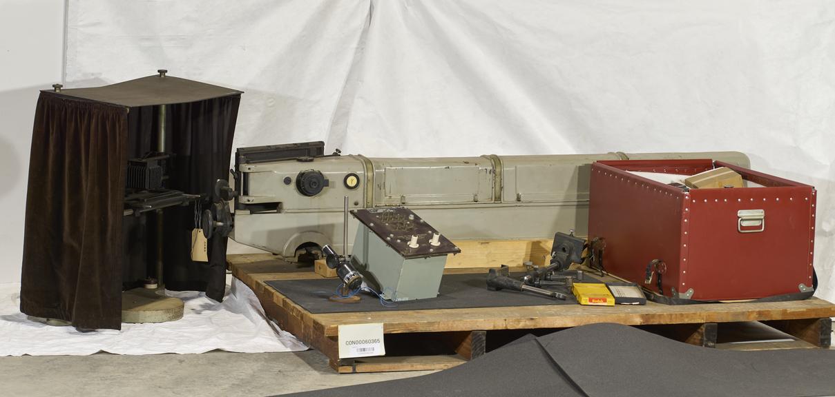 Quartz and Glass Littrow Type Spectrograph by Adam Hilger Ltd.