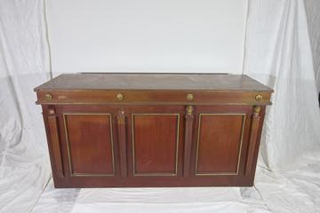 Wooden counter