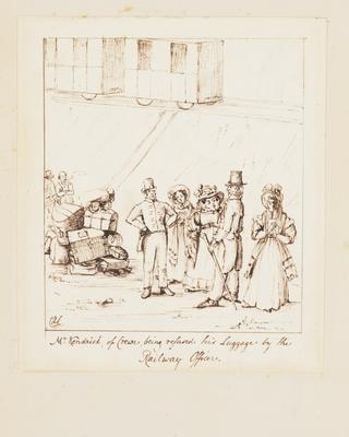 Mr Kendrick of Crewe Being Refused His Luggage