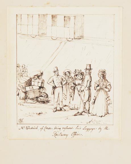 Mr Kendrick of Crewe Being Refused His Luggage