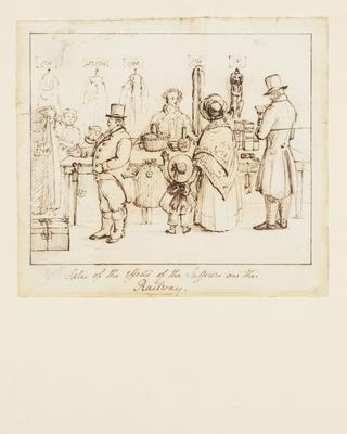 Sale of the Effects of the Sufferer on the Railway