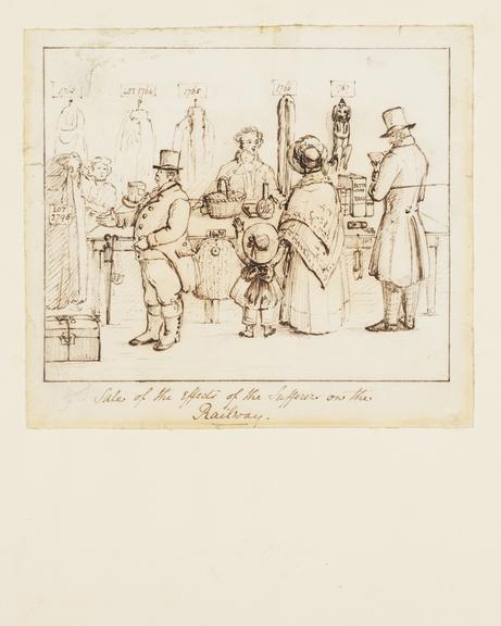 Sale of the Effects of the Sufferer on the Railway