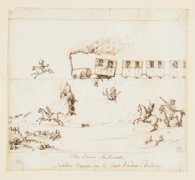 The Queen's Staghounds Narrow Escape