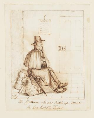 the gentleman who was locked up because he had lost his ticket