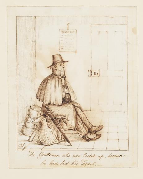 the gentleman who was locked up because he had lost his ticket