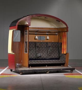 Section of British Railways Mark 1 1st Class Compartment, about 1951